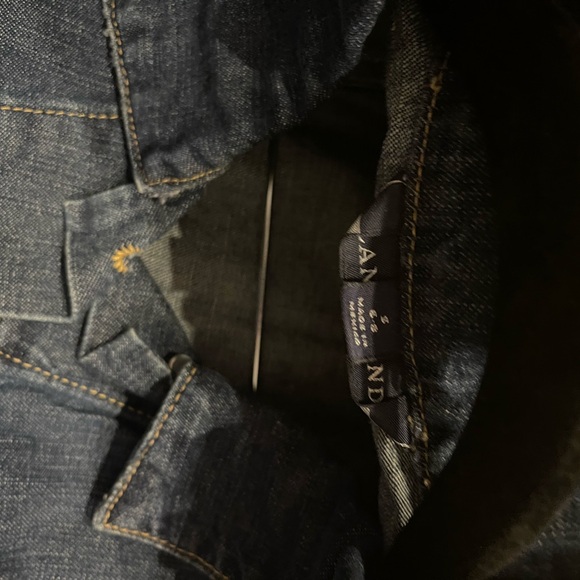 Lands’ End Blue Denim Vest Size S - Picture 4 of 7